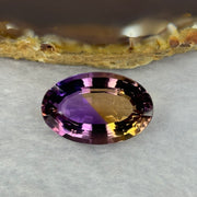 Natural Faceted Ametrine Oval Shape 24.42ct 23.2 by 15.1 by 10.9mm - Huangs Jadeite and Jewelry Pte Ltd