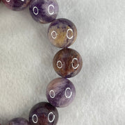 Above Average Grade Natural Amethyst Phantom Quartz Beads Bracelet 天然紫幽灵水晶手链 82.33g 17.5cm 16.4mm 14 Beads - Huangs Jadeite and Jewelry Pte Ltd