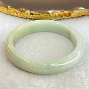 Type A Lavender and Green with Reddish Yellow Jadeite Bangle Internal Diameter 54.7mm 43.06g 12.0 by 7.6mm (Very Slight External Rough) - Huangs Jadeite and Jewelry Pte Ltd