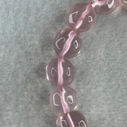 Natural Rose Quartz Beads Bracelet 32.08g 14.5cm 11.4mm 17 Beads - Huangs Jadeite and Jewelry Pte Ltd