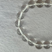Natural Clear Quartz Bracelet 天然白水晶手链 30.51g 17cm 10.6mm 19 Beads - Huangs Jadeite and Jewelry Pte Ltd