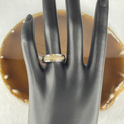 Natural Diamonds in 14K Rose and White Gold Ring Total Weight 5.35g US7.5 HK16.5 - Huangs Jadeite and Jewelry Pte Ltd