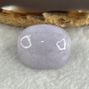Natural Type A Lavender Jadeite Oval Shape Cabochon Stone for Setting14.89g 23.8 by 19.3 by 14.8mm - Huangs Jadeite and Jewelry Pte Ltd