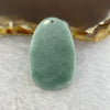 Type A Blueish Green Jadeite Scenary Shan Shui 山水 Pendant 6.46g 31.6 by 20.3 by 5.0mm - Huangs Jadeite and Jewelry Pte Ltd