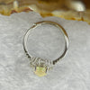 Natural Opal In 925 Sliver Ring 2.17g 7.9 by 6.2 by 3.0 mm Adjustable Size - Huangs Jadeite and Jewelry Pte Ltd