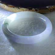 Type A Light to Faint Lavender with Dark Green Piao Hua Jadeite Bangle Internal Diameter 50.9mm 40.08g 9.9 by 8.6mm (Very Slight Internal Lines ) - Huangs Jadeite and Jewelry Pte Ltd