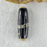 Natural Powerful Tibetan Old Oily Agate Snake Dzi Bead Heavenly Master (Tian Zhu) 蛇天珠 8.14g 36.8 by 11.6mm - Huangs Jadeite and Jewelry Pte Ltd