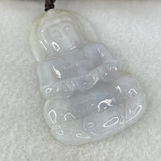 Type A Lavender Jadeite Guan Yin Pendant 16.26g 52.2 by 33.1 by 6.0mm - Huangs Jadeite and Jewelry Pte Ltd