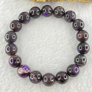 Very Good Grade Natural Sugilite Bracelet 天然苏纪石手链 33.59g 16cm 10.9mm 18 Beads - Huangs Jadeite and Jewelry Pte Ltd
