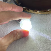 Certified Natural Type A Jelly Light Green with Green Piao Hua Jadeite Milo Laughing Buddha 6.33g 23.7 by 25.8 by 7.2mm - Huangs Jadeite and Jewelry Pte Ltd