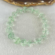 Special Grade Natural Green Phantom Quartz Bracelet 37.51g 17.5cm 11.8mm 18 Beads - Huangs Jadeite and Jewelry Pte Ltd