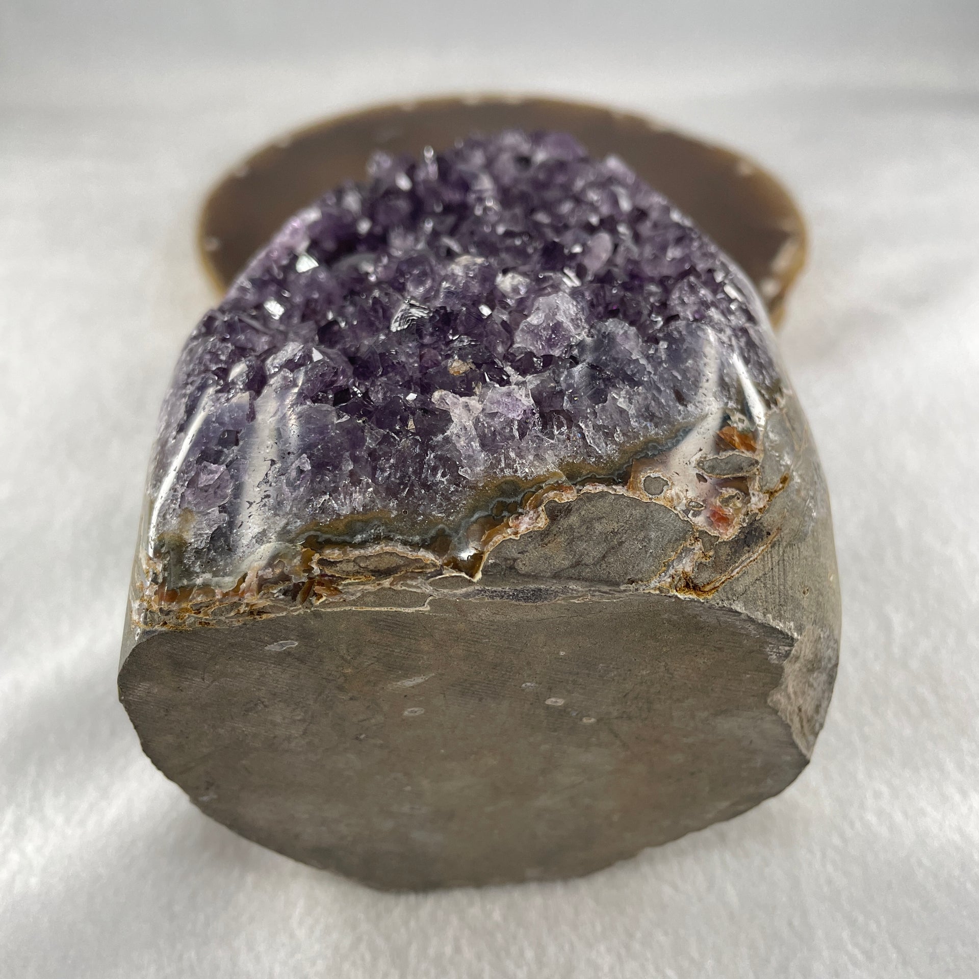 Natural Amethyst Rough Rectangular Shaped Display 1354.7g 90.0 by 81.0 by 145.3mm - Huangs Jadeite and Jewelry Pte Ltd