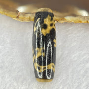 Natural Powerful Tibetan Old Oily Agate Guan Yin on Dragon Dzi Bead Heavenly Master (Tian Zhu) 观音龙天珠 8.66g 36.9 by 12.2mm - Huangs Jadeite and Jewelry Pte Ltd