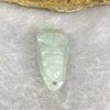 Type A Green Pea Pod Jadeite 3.36g 12.5 by 24.7 by 5.9mm - Huangs Jadeite and Jewelry Pte Ltd