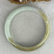 Type A Light Blueish Green with Brown and Lavender Jadeite Bangle Internal Diameter 58.3mm 58.11g 14.0 by 7.7mm (Slight Internal Lines) - Huangs Jadeite and Jewelry Pte Ltd