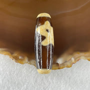 Natural Powerful Tibetan Old Oily Agate Rat Dzi Bead Heavenly Master (Tian Zhu) 鼠天珠 9.55g 39.3 by 12.5mm - Huangs Jadeite and Jewelry Pte Ltd