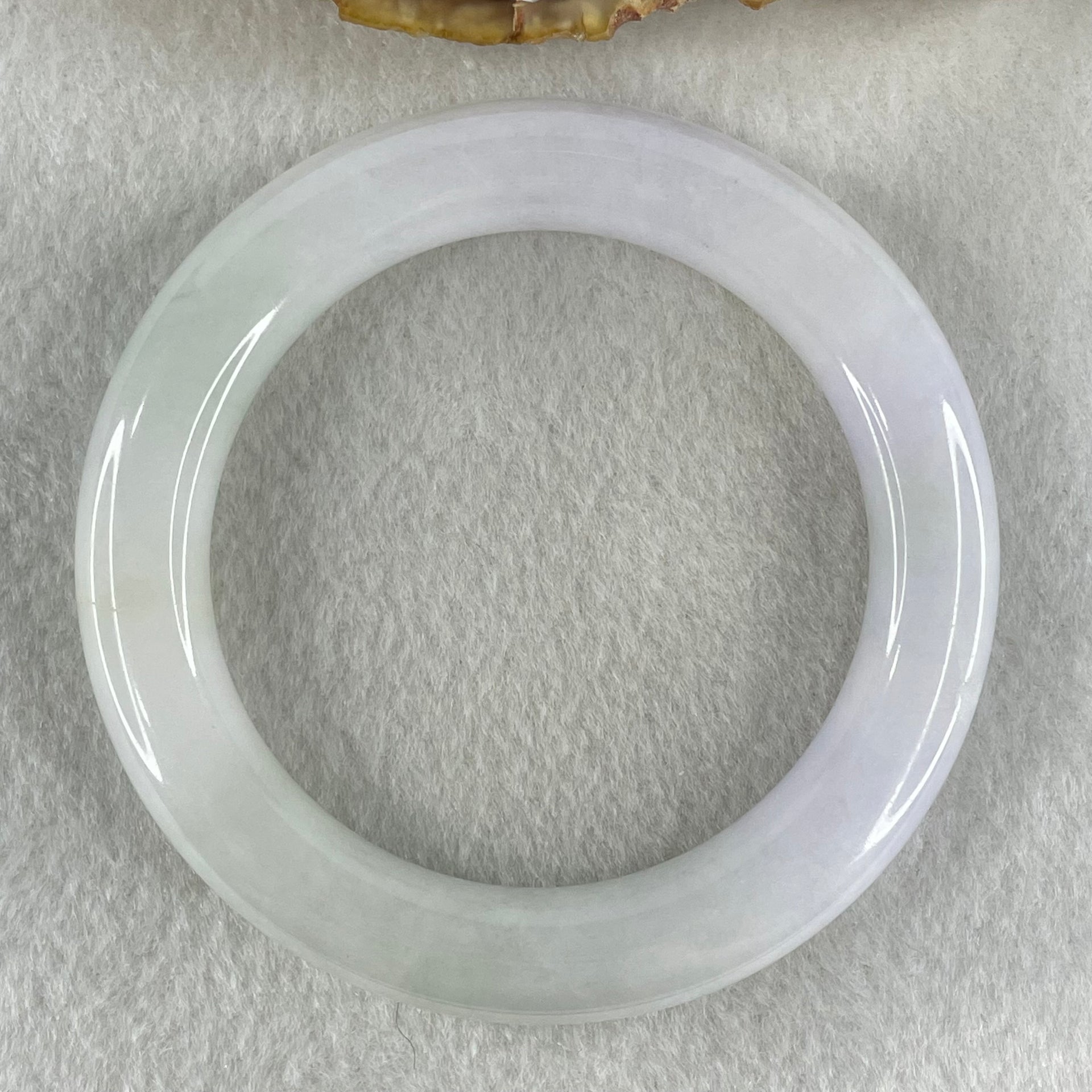 Type A Light Lavender and Light Green Jadeite Bangle 77.39g Inner Diameter 57.7mm 11.6 by 12.1mm (Internal Lines) - Huangs Jadeite and Jewelry Pte Ltd