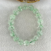 Special Grade Natural Green Phantom Quartz Bracelet 34.91g 17cm 11.3mm 18 Beads - Huangs Jadeite and Jewelry Pte Ltd