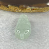 Type A Jelly Light Green  Lavender Jadeite Pixiu Pendent A货浅绿紫色翡翠貔貅牌 9.11g  26.2 by 15.8 by 10.7 mm - Huangs Jadeite and Jewelry Pte Ltd
