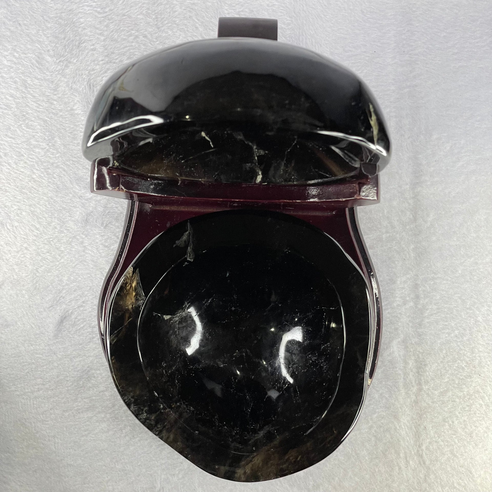 Natural Smoky Quartz Wealth Pot 4,091.6g 225.0 by 240.0 by  175.0 mm - Huangs Jadeite and Jewelry Pte Ltd