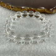 Natural Clear Quartz Beads Bracelet 26.77g 15cm 10.1mm 19 Beads - Huangs Jadeite and Jewelry Pte Ltd