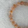 Natural Ferruginous Quartz Bracelet 17.08g 15cm 8.3mm 23 Beads - Huangs Jadeite and Jewelry Pte Ltd