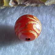 Natural Powerful Tibetan Old Oily Agate 7 Eyes Dzi Bead Heavenly Master (Tian Zhu) 七眼天诛 1.36g 10.0 by 10.2mm - Huangs Jadeite and Jewelry Pte Ltd