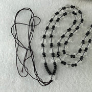 Clear Liuli Beads Necklace 20.48g 58cm 6.2mm 57Beads - Huangs Jadeite and Jewelry Pte Ltd