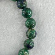 Natural Azurite Beads Bracelet 23.00g 14cm 9.3mm 19 Beads - Huangs Jadeite and Jewelry Pte Ltd