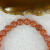 Good Grade Natural Sunstone, Heliolite and Aventurine Feldapar Beads Bracelet 天然金太阳日光石珠手链 15.34g 15.5 cm 8.0 mm 24 Beads - Huangs Jadeite and Jewelry Pte Ltd