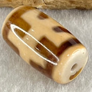Natural Powerful Tibetan Old Oily Agate Patina Guiren Tairen Human Dzi Bead Totem Amulet Heavenly Master (Tian Zhu) 贵人天诛 4.76g 19.9 by 11.7mm - Huangs Jadeite and Jewelry Pte Ltd