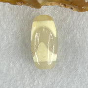 Natural Powerful Tibetan Old Oily Agate Tiger Tooth Daluo Dzi Bead Heavenly Master (Tian Zhu) 虎呀天诛 2.82g 19.9 by 10.1mm - Huangs Jadeite and Jewelry Pte Ltd