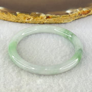 Type A Lavender and Green Jadeite Bangle Internal Diameter 44.0mm 15.58g 6.1 by 6.1mm (Very Very Fine Internal Line) - Huangs Jadeite and Jewelry Pte Ltd