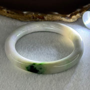 Type A Light Lavender with Green Piao Hua Bangle 49.42g 10.0 by 9.6mm Internal Diameter 54.0mm (Slight External Rough) - Huangs Jadeite and Jewelry Pte Ltd