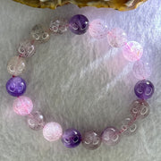 Natural Super 7 Beads Bracelet 32.34g 17.5cm 10.8mm 19 Beads - Huangs Jadeite and Jewelry Pte Ltd