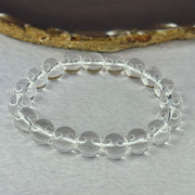 Natural Clear Quartz Bracelet 天然白水晶手链 30.47g 17cm 10.6mm 19 Beads - Huangs Jadeite and Jewelry Pte Ltd