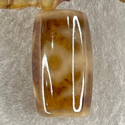 Natural Powerful Tibetan Old Oily Agate Patina Guiren Tairen Human Dzi Bead Totem Amulet Heavenly Master (Tian Zhu) 贵人天诛 4.82g 20.1 by 11.7mm - Huangs Jadeite and Jewelry Pte Ltd