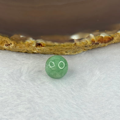 Type A Green Jadeite Bead for Bracelet/Necklace/Earrings/Ring 
2.45g 11.3mm - Huangs Jadeite and Jewelry Pte Ltd