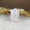 Type A Light Lavender Icy Jadeite Cicada 20.5 by 12.0 by 6.1 mm 2.30g - Huangs Jadeite and Jewelry Pte Ltd