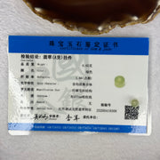 Type A ICY Green Jadeite Bracelet Charm 0.65g 7.4 by 5.1mm - Huangs Jadeite and Jewelry Pte Ltd