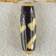 Natural Powerful Tibetan Old Oily Agate Zodiac Horse Dzi Bead Heavenly Master (Tian Zhu) 马天珠 8.44g 38.2 by 12.1mm - Huangs Jadeite and Jewelry Pte Ltd