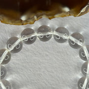 Natural Clear Quartz Beads Bracelet 天然白水晶手链 46.03g 17.5cm 12.9mm 16 Beads - Huangs Jadeite and Jewelry Pte Ltd