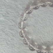 Natural Rose Quartz Beads Bracelet 天然玫瑰石英珠手链 31.91g 17.5cm 10.8mm 19 Beads - Huangs Jadeite and Jewelry Pte Ltd