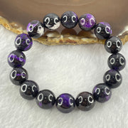 Very Good Grade Natural Sugilite Bracelet 天然苏纪石手链 52.36g 17cm 12.6mm 16 Beads - Huangs Jadeite and Jewelry Pte Ltd