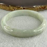 Type A Light Green Lavender Jadeite Bangle 36.61g Internal Diameter 56.5mm 11.0 by 6.4mm (External and Internal Lines) - Huangs Jadeite and Jewelry Pte Ltd