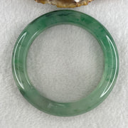 Natural Icy Green Flora Agate Bangle 69.36g Internal Diameter 59.4mm 13.2 by 11.3mm (Perfect) - Huangs Jadeite and Jewelry Pte Ltd