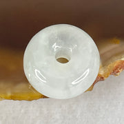 Type A Semi Icy Sky Blue Jadeite Ping An Kou Charm/Pendant 2.56g 13.4 by 7.2mm - Huangs Jadeite and Jewelry Pte Ltd