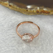 Above Average Grade Natural Super 7 Crystal in 925 Sliver Ring in Rose Rose Color (Adjustable Size) 天然超级七水晶 925 银戒指（可调节尺寸) 1.89g 8.3 by 8.3 by 4.3mm - Huangs Jadeite and Jewelry Pte Ltd