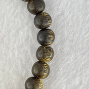 Natural Wild Vietnam Lu Qi Nan Agarwood Beads Bracelet 天然野生越南鹿其南沉香珠手镯 7.15g 17.5cm 9.0mm 26 Beads - Huangs Jadeite and Jewelry Pte Ltd