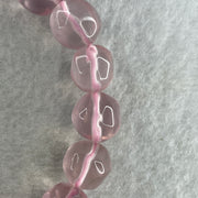 Natural Rose Quartz Beads Bracelet 32.08g 14.5cm 11.4mm 17 Beads - Huangs Jadeite and Jewelry Pte Ltd